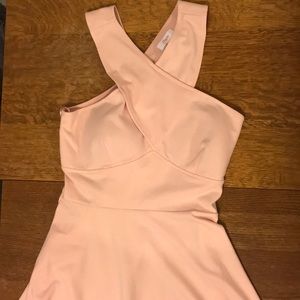 Candie’s Pink Cross Strap Dress